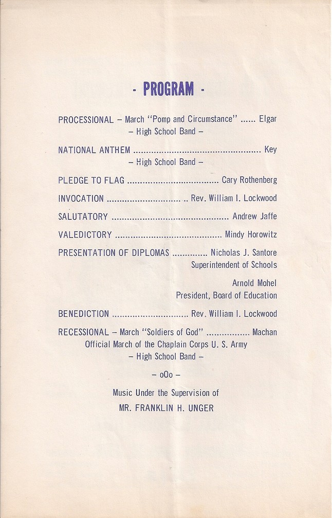 Commencement Program - Page 2